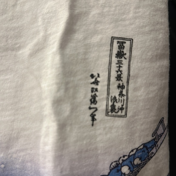 No Longer Sold! Uniqlo x Hokusai Blue Wave T-Shirt - Picture 4 of 5